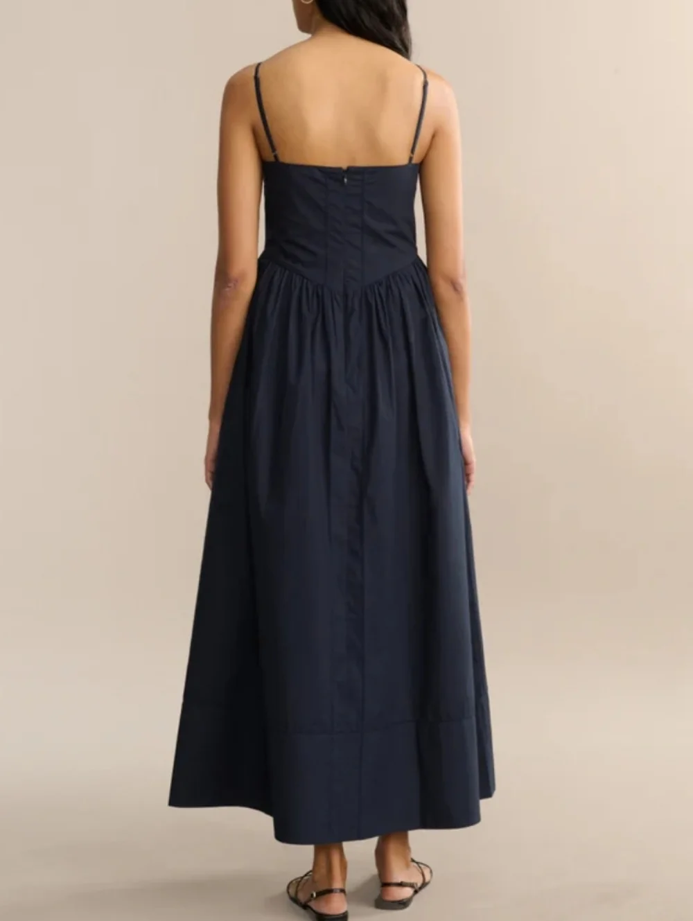 JENNI KAYNE THE PENINSULA DRESS NAVY BLUE SIZE SMALL - Picture 2 of 15
